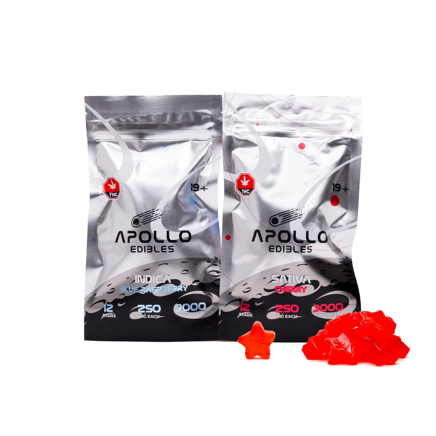 Apollo Edibles – Shooting Stars (3000mg THC) Indica/Sativa