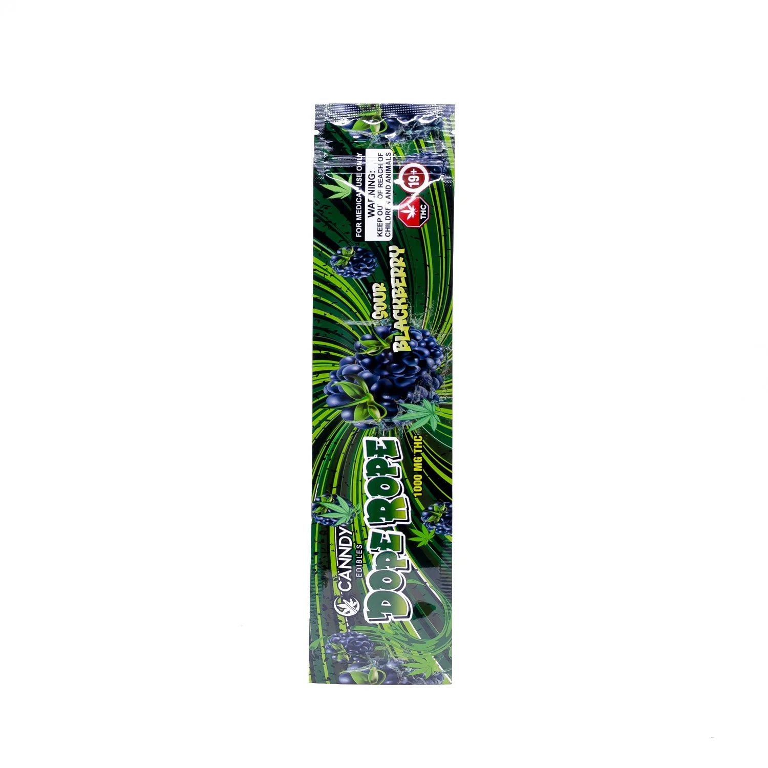 Canndy Edibles – (1000mg THC) Dope Rope Blackberry