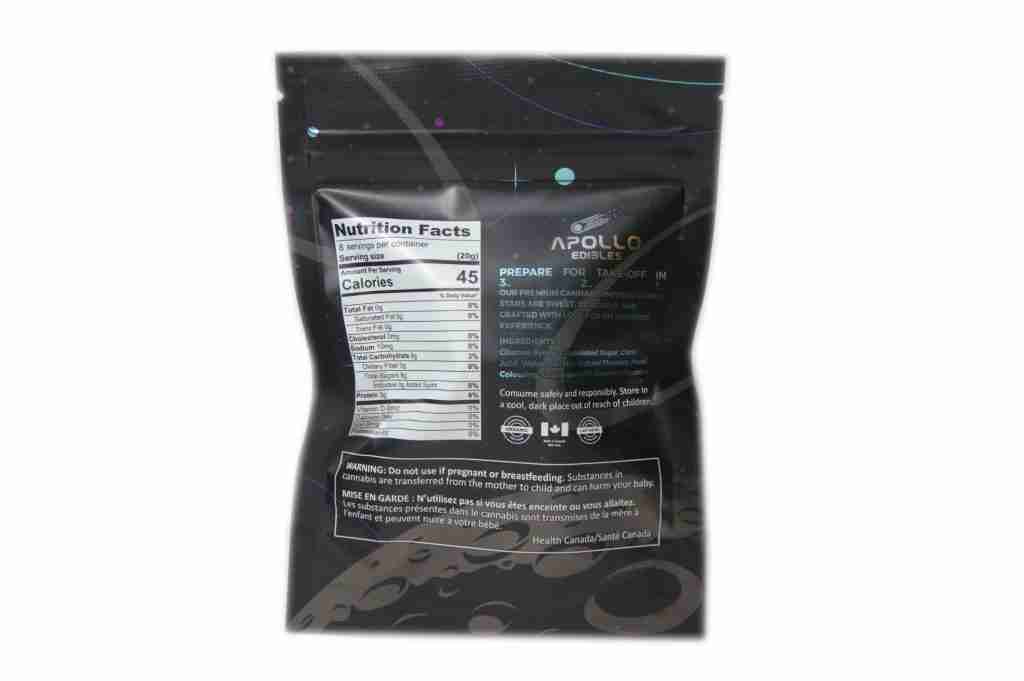 Apollo Edibles – Grape/Blue Raspberry Shooting Stars (1000mg)(Indica) - Image 2