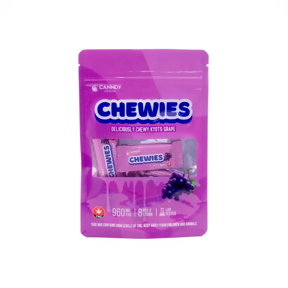 Canndy Edibles - Chewies (Kyoto Grape 960MG THC)