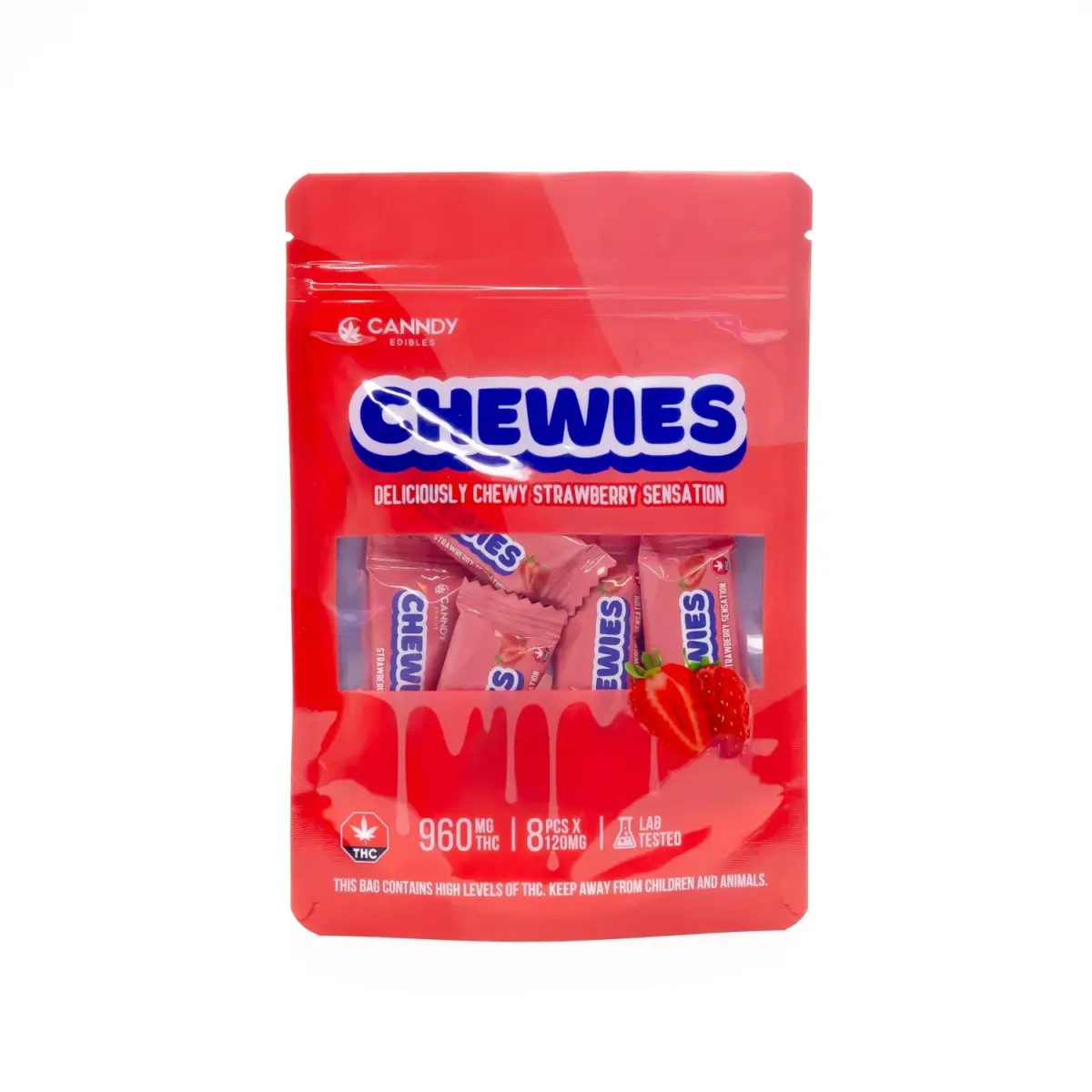Canndy Edibles - Chewies (Strawberry Sensation) (960MG THC)