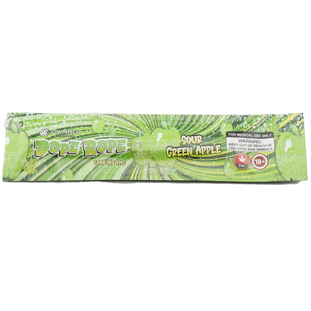 Canndy Edibles - Dope Rope (Sour Green Apple) (1000mg THC)