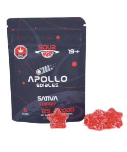 Apollo Edibles – Sour Cherry Shooting Stars (1000mg) (THC Sativa)