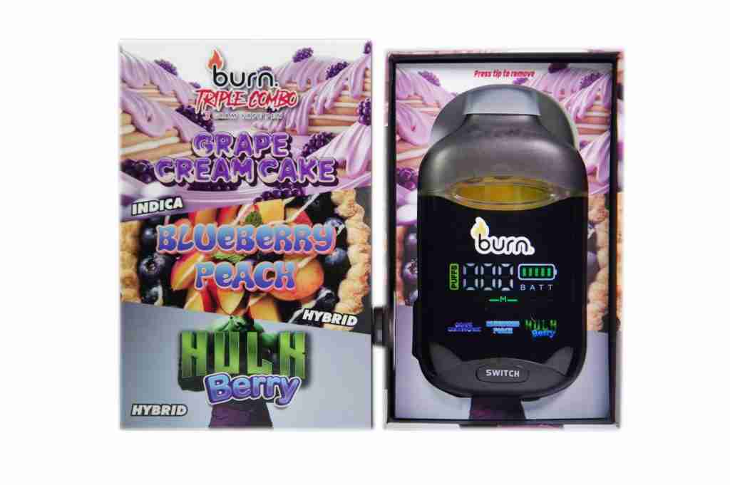 Burn - Triple Combo 3 Gram Vape (3 Flavours) - Image 2